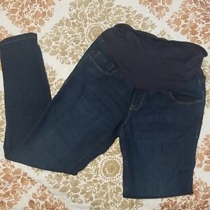 Dark Blue Maternity Skinny Jeans